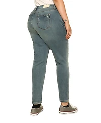 Slink Jeans Plus Denim High Rise Ankle skinny 28" inseam