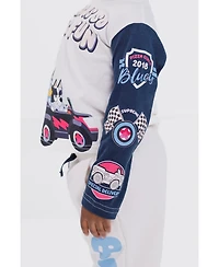 Bluey Baby Boys Henley T-Shirt and French Terry Pants