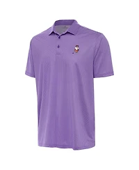 Antigua Men's Purple Clemson Tigers Golfer Rings Tribute Polo Shirt