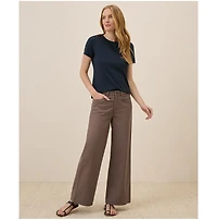 Pact Women's Organic Cotton Luxe Stretch Jersey Tee