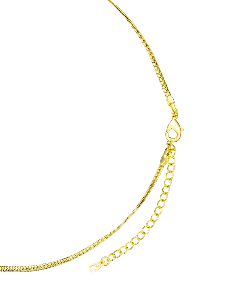 Unwritten Cubic Zirconia and Mother of Pearl Clover Necklace Set