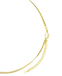 Unwritten Cubic Zirconia and Mother of Pearl Clover Necklace Set