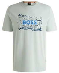 Boss by Hugo Boss Men's Cotton-Jersey Regular-Fit T-Shirt