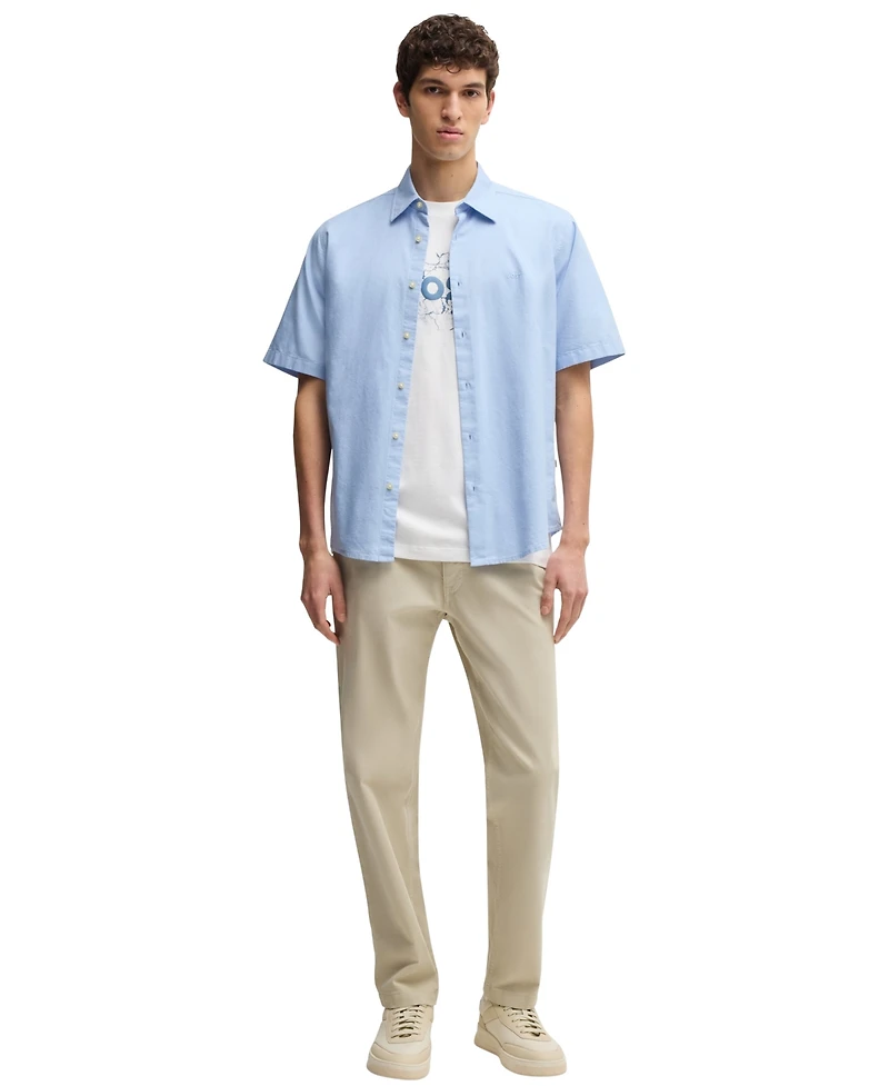 Boss by Hugo Boss Men's Cotton-Jersey Regular-Fit T-Shirt