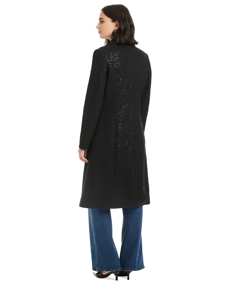 Kate Spade New York Women's Embellished Single-Breasted Coat