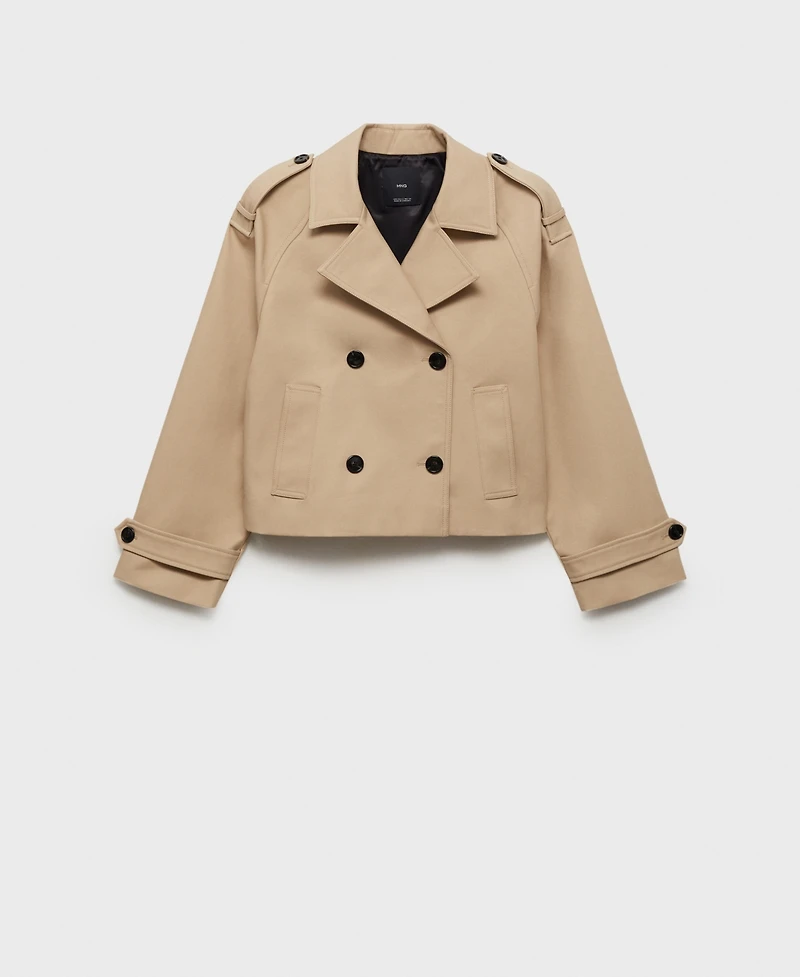 Mango Women's Double-Breasted Jacket
