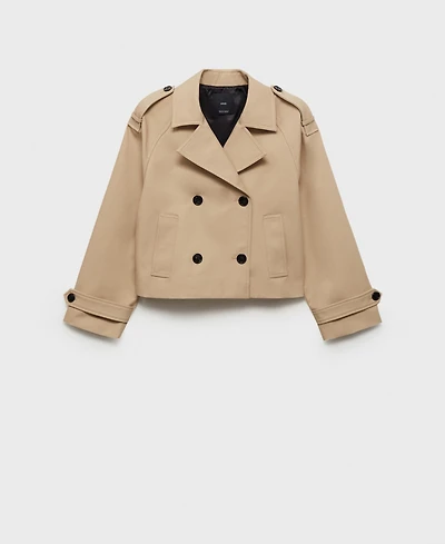 Mango Women's Double-Breasted Jacket
