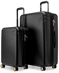 Elle Louvre 2-Piece Expandable Retro Spinner Luggage Set