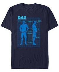 Fifth Sun Men's Dad Diagram Short Sleeve T-Shirt