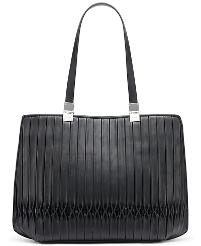 Calvin Klein Granite Pleated Tote Bag