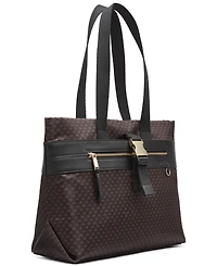 Calvin Klein Elora Nylon Mini Signature Top Zipper Tote Bag