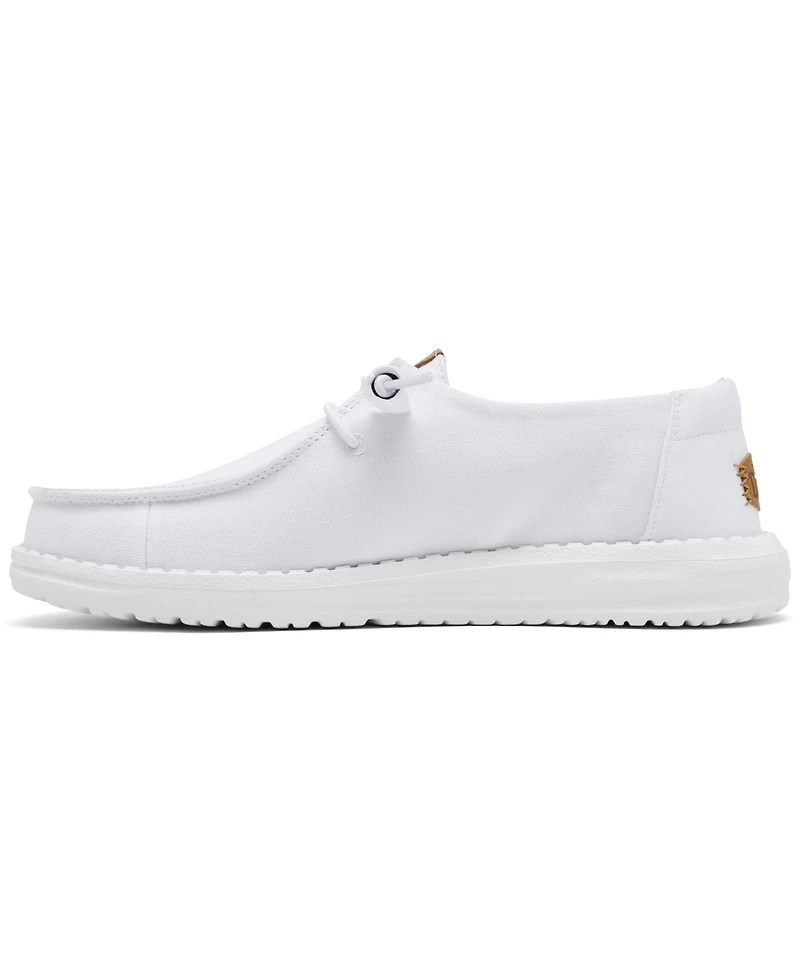 Hey Dude Women's Wendy Stretch Canvas Casual Moccasin Sneakers from Finish Line