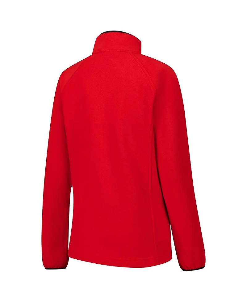 Columbia Women's Crimson Alabama Tide Give Go Ii Fleece Full-Zip Jacket
