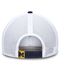 Jordan Men's Navy/Maize Michigan Wolverines Rise Adjustable Trucker Hat