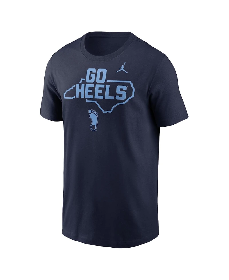 Jordan Men's Navy North Carolina Tar Heels Campus Local T-Shirt
