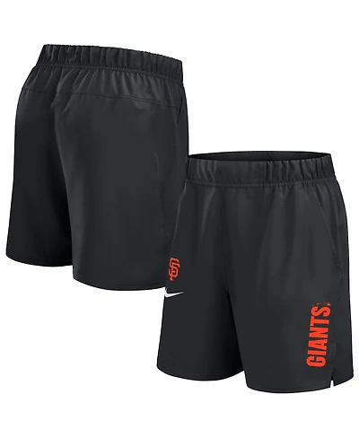 Nike Men's Black San Francisco Giants Woven Victory Performance Shorts