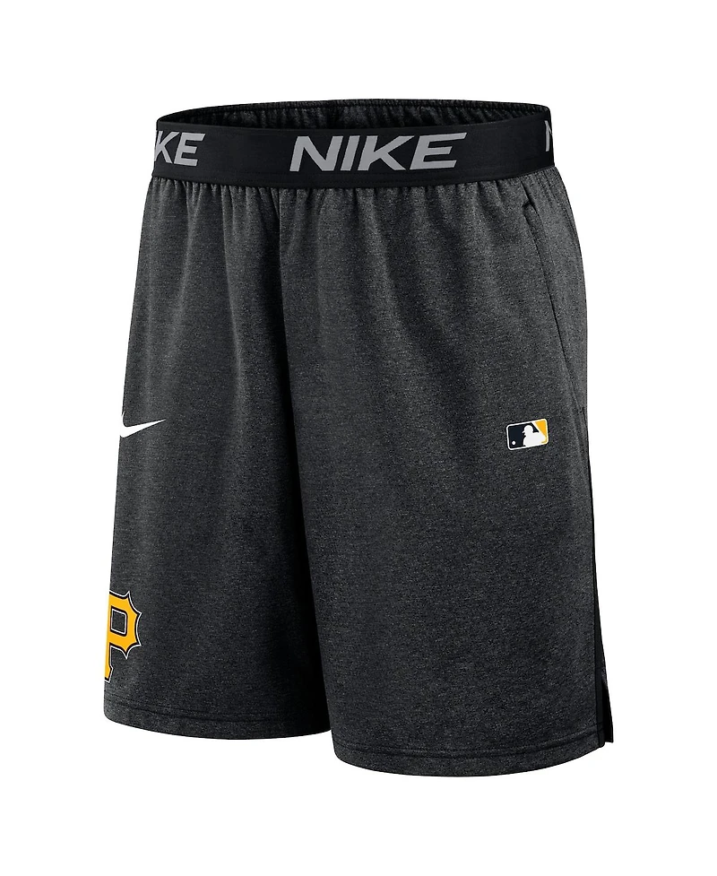 Nike Men's Black Pittsburgh Pirates Authentic Collection Performance Knit Shorts