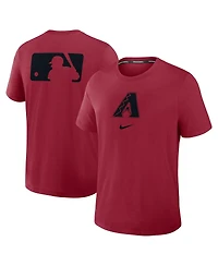 Nike Men's Red Arizona Diamondbacks Authentic Collection Early Work Tri-Blend Performance T-Shirt