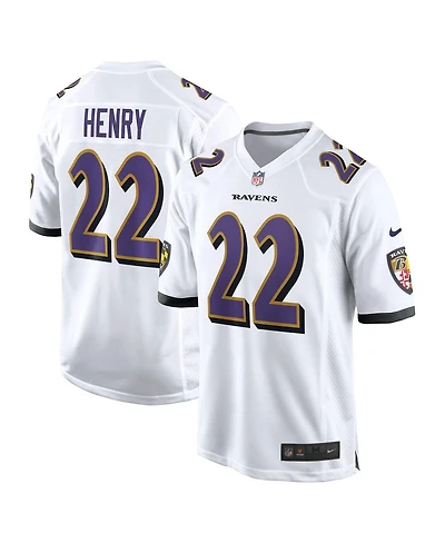 Nike Men's Derrick Henry White Baltimore Ravens Game Jersey
