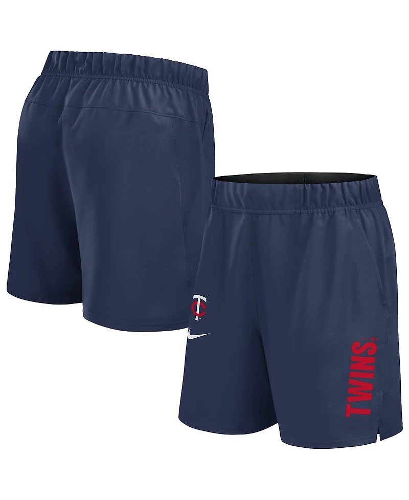 Nike Men's Navy Minnesota Twins Woven Victory Performance Shorts