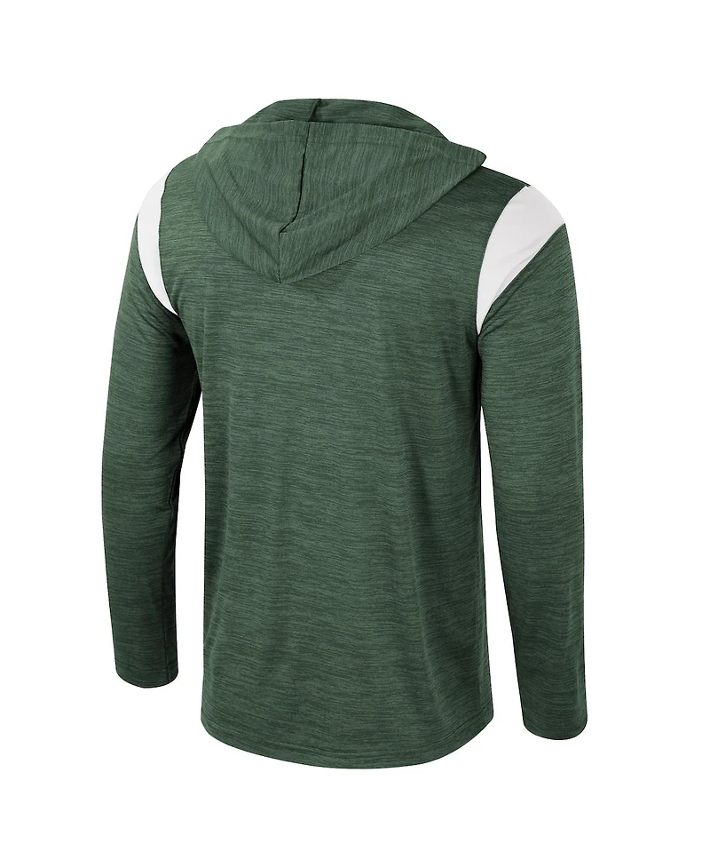 Colosseum Men's Green Michigan State Spartans Dozer Half-Zip Windshirt