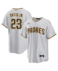 Nike Men's Fernando Tatis Jr. White San Diego Padres Home Replica Jersey