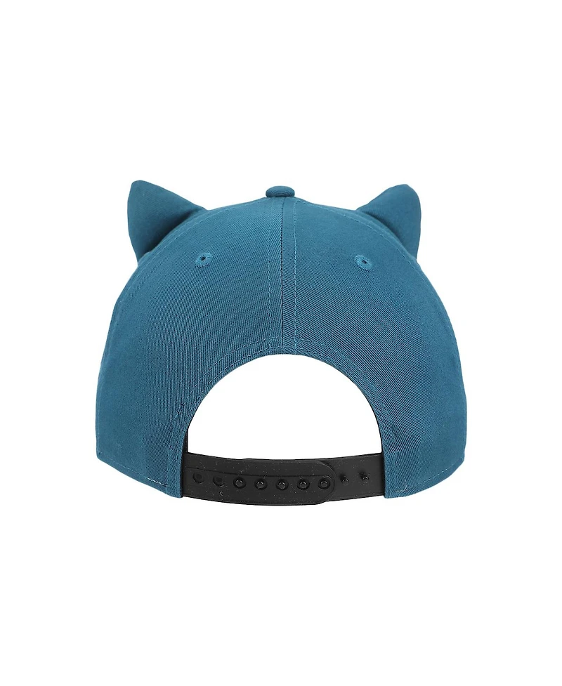 Pokemon Big Face Snorlax Adult Blue Traditional Adjustable Hat