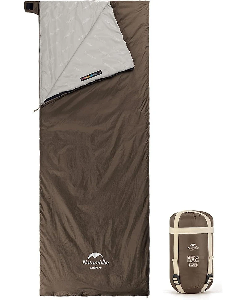Naturehike Envelope Cotton Sleeping Bag for Adults and Kids 3-4 Season Lightweight Waterproof Camping Equipment