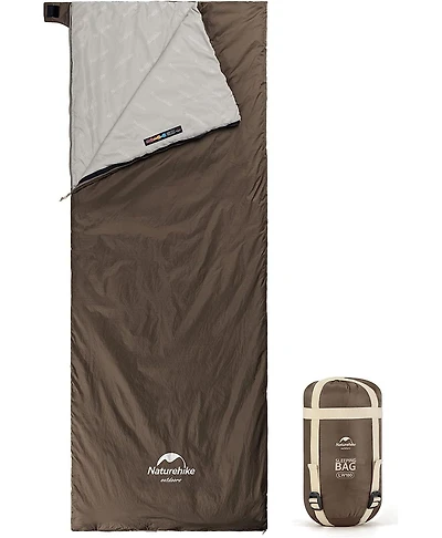 Naturehike Envelope Cotton Sleeping Bag for Adults and Kids 3-4 Season Lightweight Waterproof Camping Equipment
