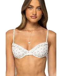 Edikted Women's Amelia Cupped Bikini Top