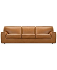 Glympton 110" Leather Sofa, Exclusively at Macy's