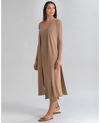 Pietro Brunelli Milano Women's Slim-Fit V-Neck Side Slit Dress Dalia