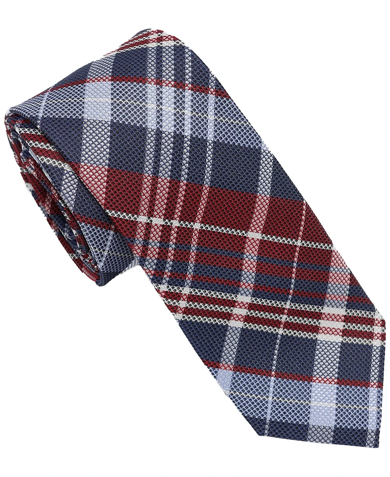 Ben Sherman Men's Plaid Silk Tie