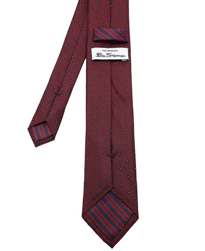 Ben Sherman Men's Dot Silk Tie