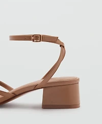 Mango Women's Strappy Heeled Sandals