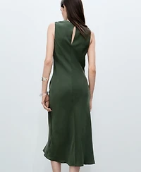 Mango Women's Shift Midi Dress
