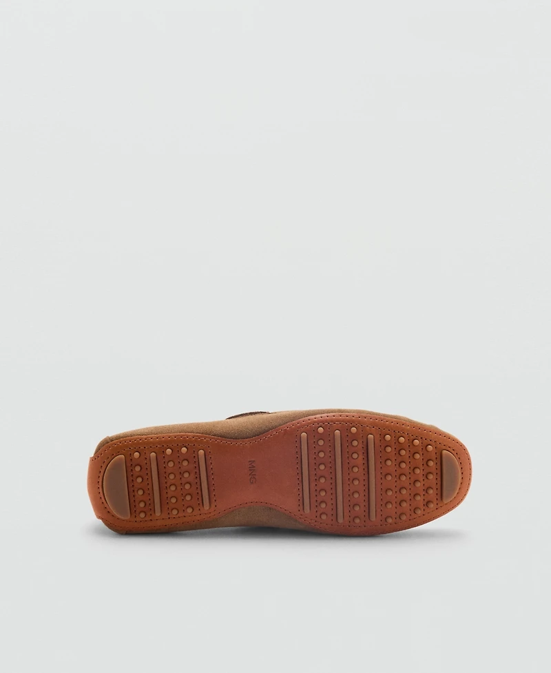 Mango Women's Suede Boat Shoes