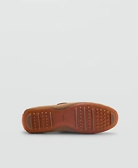 Mango Women's Suede Boat Shoes