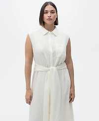 Mango Women's Bow Shirt Dress