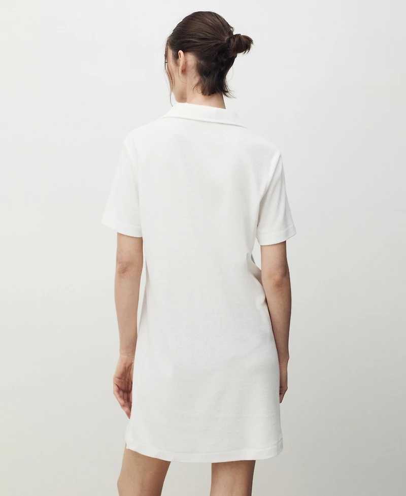 Mango Women's Terry Cotton Nightgown Dress