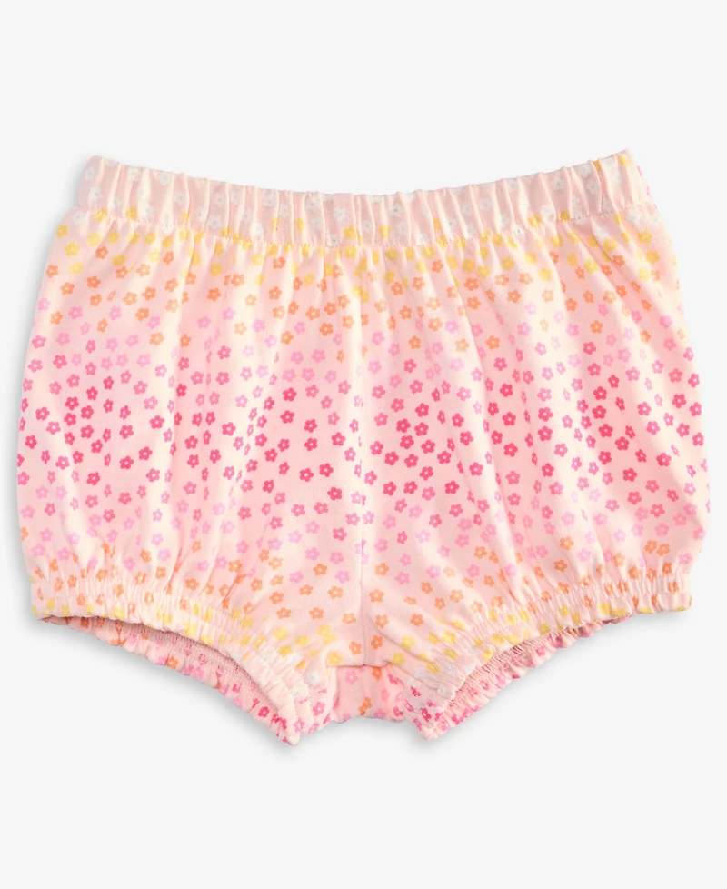 First Impressions Baby Girls Gradient Floral-Print Bloomers, Exclusively at Macy's