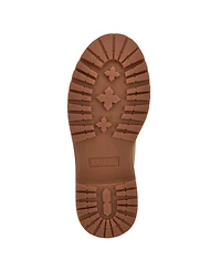 Guess Women's Leavey Logo Lug Sole Combat Boots