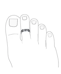 Bling Jewelry Set of 2 Celtic Trinity Knot Toe Ring Oxidized Sterling Silver Pinky Midi Design