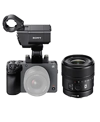 Sony FX30 Super 35 Cinema Line Camera with Xlr Handle Unit and E 15mm f/1.4 G Lens
