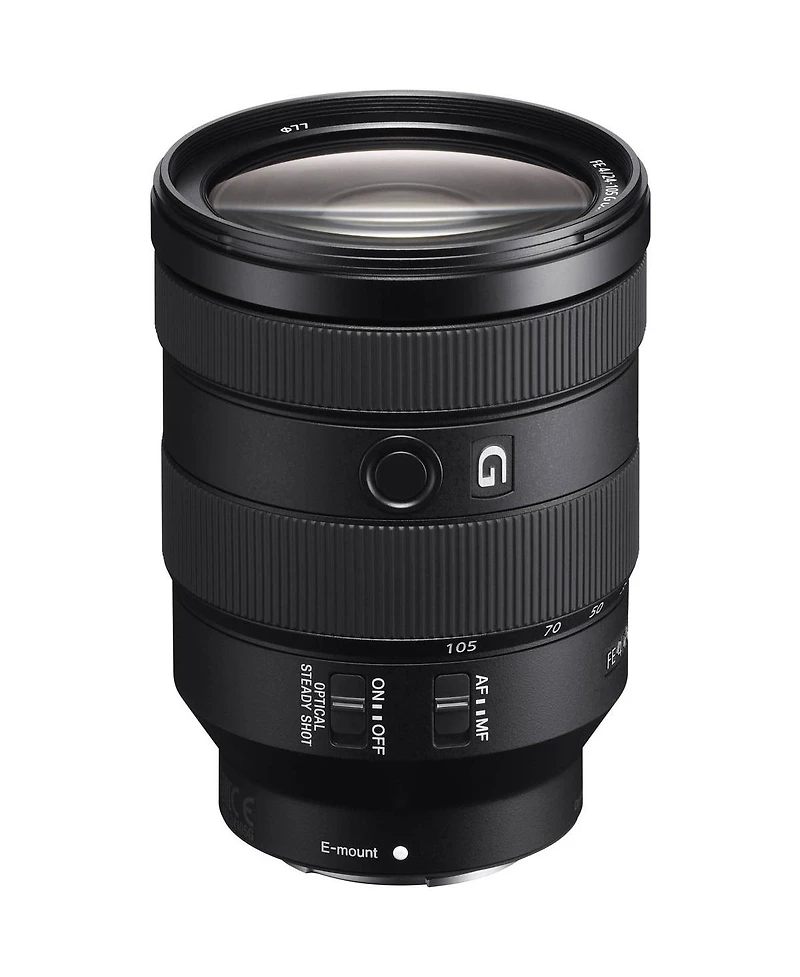 Sony Alpha a7 Iv Mirrorless Camera with Fe 24-105mm f/4 G Oss Lens, Bundle with 128GB Memory Card, Backpack, 2x Np-FZ100 Battery, 2x Charger Plate, Ch