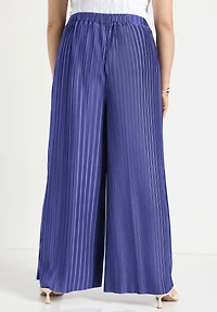 June + Vie Women's Plisse High-Rise Pants