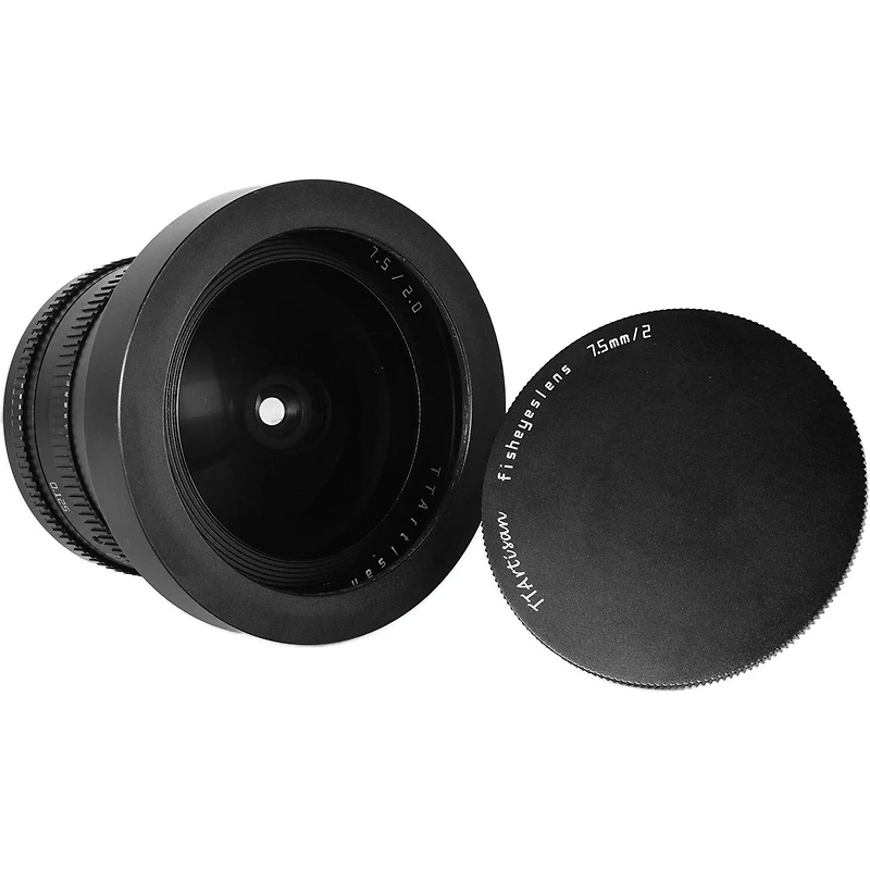 TTArtisan 7.5mm f/2 Fisheye Lens for Canon Rf, Black