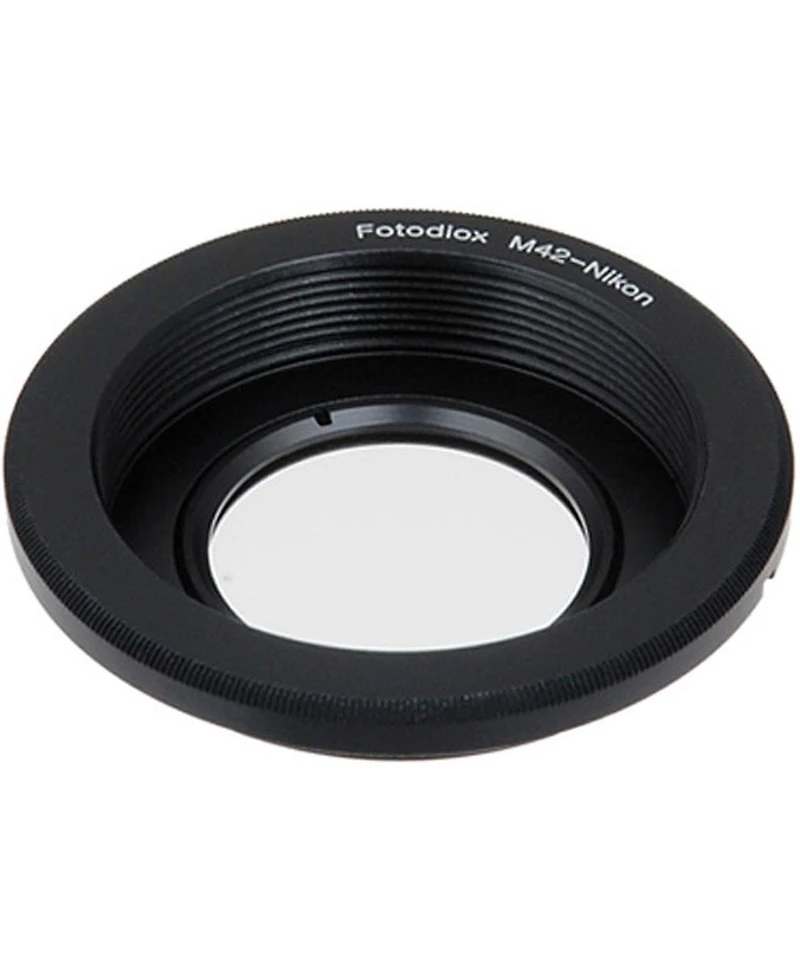 Fotodiox Pro Mount Adapter with 1.4x Multi-Coated Focus Correction Lens for M42 Lens to Nikon F Mount Camera