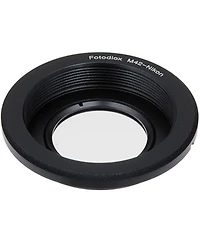 Fotodiox Pro Mount Adapter with 1.4x Multi-Coated Focus Correction Lens for M42 Lens to Nikon F Mount Camera