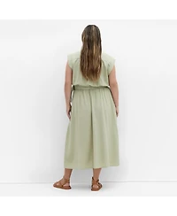 City Chic Plus Utility Midi Dress